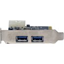 Universal 2-Port PCI-E USB 3.0 Controller Card Low Profile