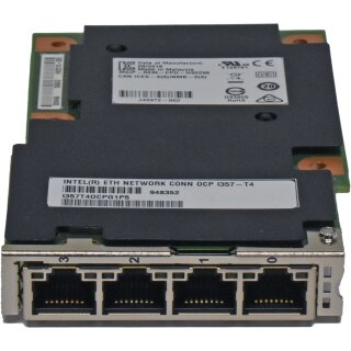 Fujitsu Intel I357T40CPG1P5 Quad-Port 1GbE Mezzanine Card for Primergy RX2000