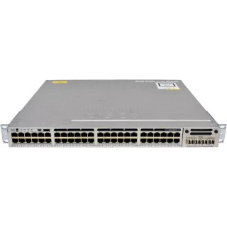 Cisco Catalyst WS-C3850-48T-L 48-Port RJ-45 stackable GE Switch +10G NIC Module +GBICs