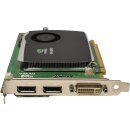 HP 519295-001 508283-001 Nvidia Quadro FX 580 Grafikkarte 512MB GDDR3 G96C PCI-E 2.0x16 DVI 2x DP FP