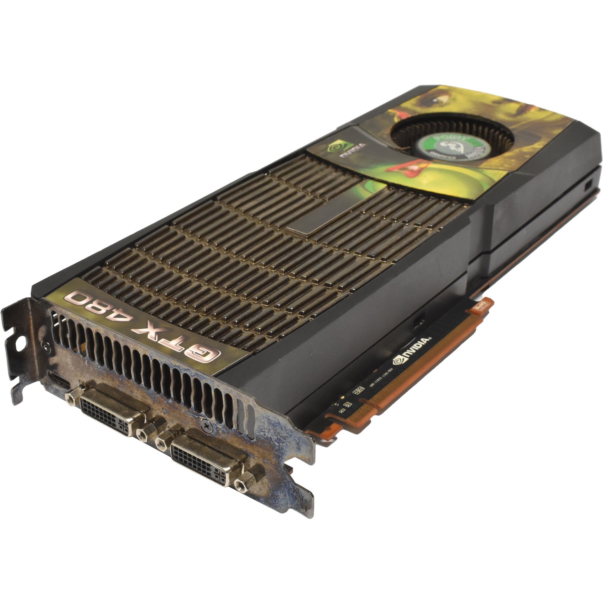 Point of View VGA480 A1 NVIDIA GeForce GTX 480 Graphics Card GF100 1 5GB GDDR5 PCIe 2.0 x16 Mini HDMI 2x DVI FP