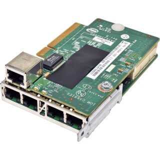 Intel G15234-350 Quad-Port RJ-45 GE NIC + Intel G16565-203 Carrier Card Single-Port RJ-45 GE