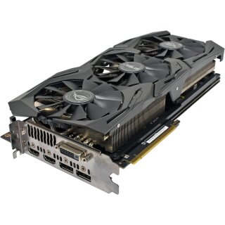 Asus ROG-STRIX-RXVEGA64-O8G-GAMING AMD Vega 10 Graphics Card 8GB HBM2 PCIe 3.0 x16 DVI 2xHDMI 2xDP