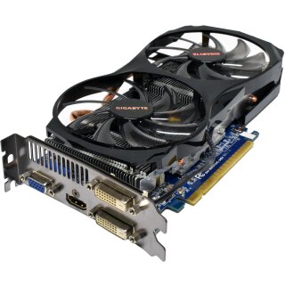 Gigabyte Windforce GV-N65TOC-2GI NVIDIA GeForce 650 Ti Graphics Card GK106S 2GB GDDR5 PCIe 3.0 x16 VGA DP 2x DVI