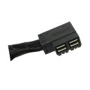 DELL 08717G SAS Kabel 0,45/0,45 m lang 2xSFF-8643 Winkel – MPERC für R630 Server