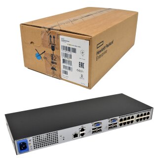 HP 0X2X16 G3 KVM Console Switch AF652A 16-Port +Accessories NEW