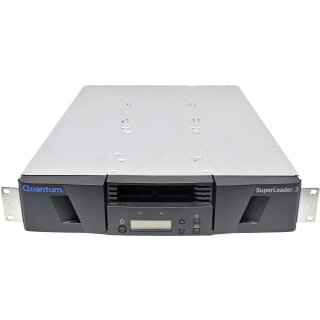 Quantum L700 Superloader 3 Tape Autoloader EC-LFHWE-YF Drive Type LTO-5 6G SAS 8 Slots 1 Magazine 2U 2HE