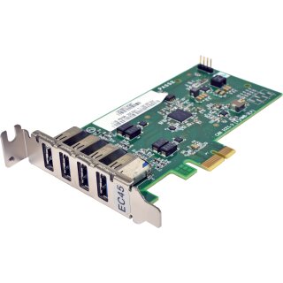 IBM 00E2931 Quad-Port USB 3.0 Adapter PCIe x1 LP