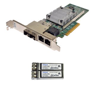 IBM Netzwerk Karte 10Gb SFP 1Gb Ethernet Adapter PCIe 4-Port 00E2719 FP