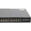 Cisco Catalyst WS-C3650-48PD 48-Port RJ-45 PoE+ GE Switch 2x 1G SFP 2x 10G SFP+ 1x PSU