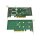 Supermicro AOC-SLG3-2M2 SSD Adapter Card PCIe x8 3.0 to M.2 NVMe SSD Slots LP