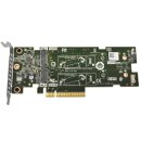 Dell 03JT49 BOSS SSD Adapter Card PCI-Express x8 to 2x M.2 2280 SSD Slots LP