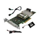 Fujitsu D3216-A12 GS3 LSI MR 9361-8i 12GB PCLe x8 RAID Controller +BBU+SAS Kabel LP