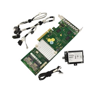 Fujitsu D2616-A22 GS1 6Gb PCle x8 SAS Raid Controller +iBBU +2x SAS Kabel LP