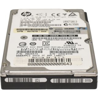 HP 1.2TB 2.5" 6G 10K SAS HDD Festplatte EG1200FCVBQ 693647-001 0B28474