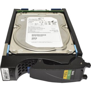 EMC Seagate 1TB 3.5" 7.2K 6G SAS HDD Festplatte ST1000NM0023 9ZM273-031 mit Rahmen