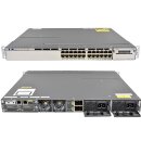 Cisco Catalyst WS-C3750X-24P-S 24-Port Stackable PoE GE Switch 2x PSU