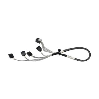 Amphenol Internal Mini SAS Kabel SFF-8643 / 4x SATA 6G 51cm RHS36-1894