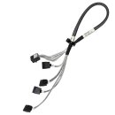 Amphenol Internal Mini SAS Kabel SFF-8643 / 4x SATA 6G 51cm RHS36-1894