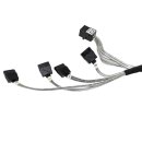 Amphenol Internal Mini SAS Kabel SFF-8643 / 4x SATA 6G 51cm RHS36-1894