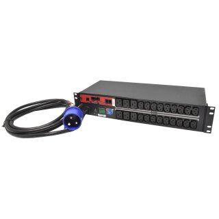 Server Technology PDU Smart Cabinet Distribution Unit 24x Output (18x C13 / 6x C19) Rack Ears CS-24HEK4B3H2