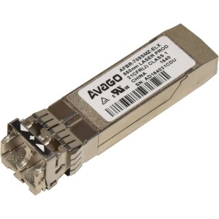 AVAGO AFBR-709SMZ-ELX 10Gb SFP+ SR 850 nm 300m MMF LC Duplex Transceiver Module