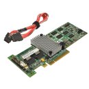 IBM ServeRAID M5015 6 Gb/s RAID Controller L3-25121-79B 46M0851 + SAS Kabel ohne Bracket