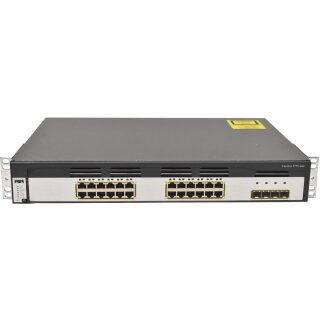 Cisco Catalyst WS-C3750G-24TS-S 24-Port stackable GE Switch 4 x SFP