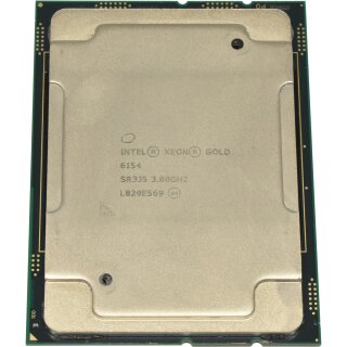 Intel Xeon Gold Processor 6154 18-Core 3.00GHz 24.75MB Cache SR3J5 FCLGA3647