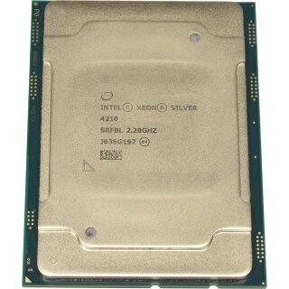 Intel Xeon Silver Processor 4210 10-Core 2.20GHz 13.75MB Cache SRFBL FCLGA3647