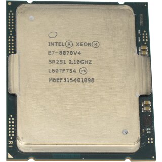 Intel Xeon Processor E7-8870 V4 20-Core 2.10GHz 50MB Cache SR2S1 FCLGA2011