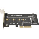 SilverStone SST-ECM21 M.2 Port PCIe x4 Adapter Card LP