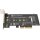 SilverStone SST-ECM21 M.2 Port PCIe x4 Adapter Card LP