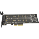 ITHOO PCENGFF-N05 10 Gbps PCIe x4 to M.2 Key M+B Expansion Card LP