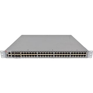 Brocade VDX 6710 BR-VDX6710-54-F 80-1004843-04 48-Port 1G RJ-45 FCoE Switch 6x 10G SFP+ Rack Ears