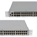 Brocade VDX 6710 BR-VDX6710-54-F 80-1004843-04 48-Port 1G RJ-45 FCoE Switch 6x 10G SFP+ Rack Ears