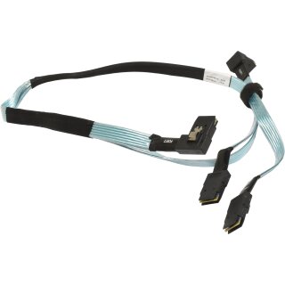 HP SAS Kabel 2x SFF-8087 (gerade) / 2x SFF-8087 (winkel) 75cm für DL360 G9 756907-001 780419-001