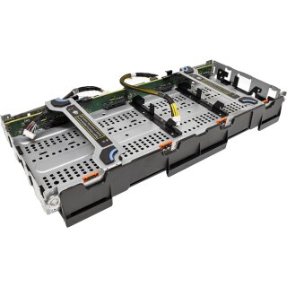 Dell 02MP1D Quad-Drive 3.5" LFF Expansion Tray / Backplane für PowerEdge R740xd + 2x Kabel