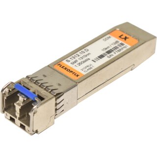 FlexOptix GBIC S.1312.10.D 1.25Gbit/s SFP SMF 1310nm 10km / 12dB Transceiver