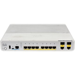 Cisco Catalyst WS-C3560CG-8PC-S 8-Port PoE+ Gigabit Ethernet Switch 2x SFP