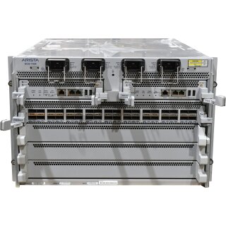 Arista DCS-7504 Data Center Switch +DCS-7500E-36Q-LC 2x DCS-7500E-SUP 4x PSU 6x FAN