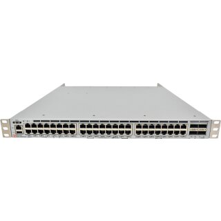 Brocade VDX 6740T-1G XBR-VDX6740T-56-1G-F 48-Port RJ-45 10GE Switch 4x 40G QSFP+ Rack Ears