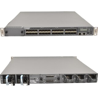 Juniper Switch EX4550-32F-DC-AFI 750-045403 32-Port SFP+ 10GE EX4550-VC1-128G 2x PSU AFI Rack Ears