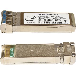 Intel GBIC FTLX1471D3BCV-IT 10Gb SFP+ 1310nm 10km Transceiver E65685-001