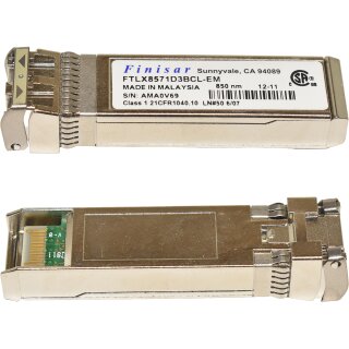 Finisar GBIC FTLX8571D3BCL-EM 10Gb SFP+ 850nm 300m Transceiver