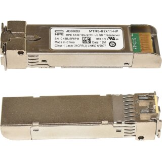 HP GBIC X130 10G SFP+ 850nm 300m LC SR Transceiver JD092B