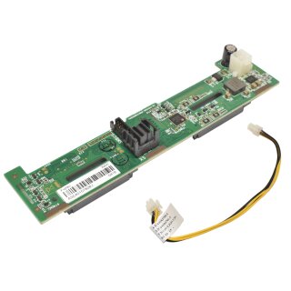 Fujitsu A3C40157828 4x 2.5" HDD SAS/SATA Backplane für RX1330 M2, RX2530 M1 M2 +Power Kabel