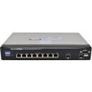 Linksys SRW2008 8-Port RJ-45 GE Switch 2x 1G SFP Combo +PSU