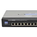 Linksys SRW2008 8-Port RJ-45 GE Switch 2x 1G SFP Combo +PSU