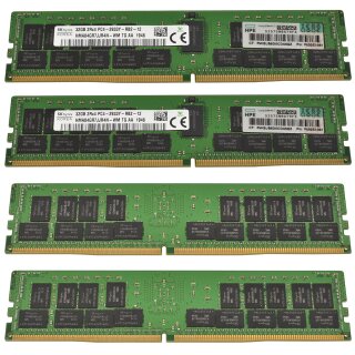 128GB HP SKhynix 4x32GB 2Rx4 PC4-2933Y DDR4 RAM HMA84GR7JJR4N-WM P03052-091 G10